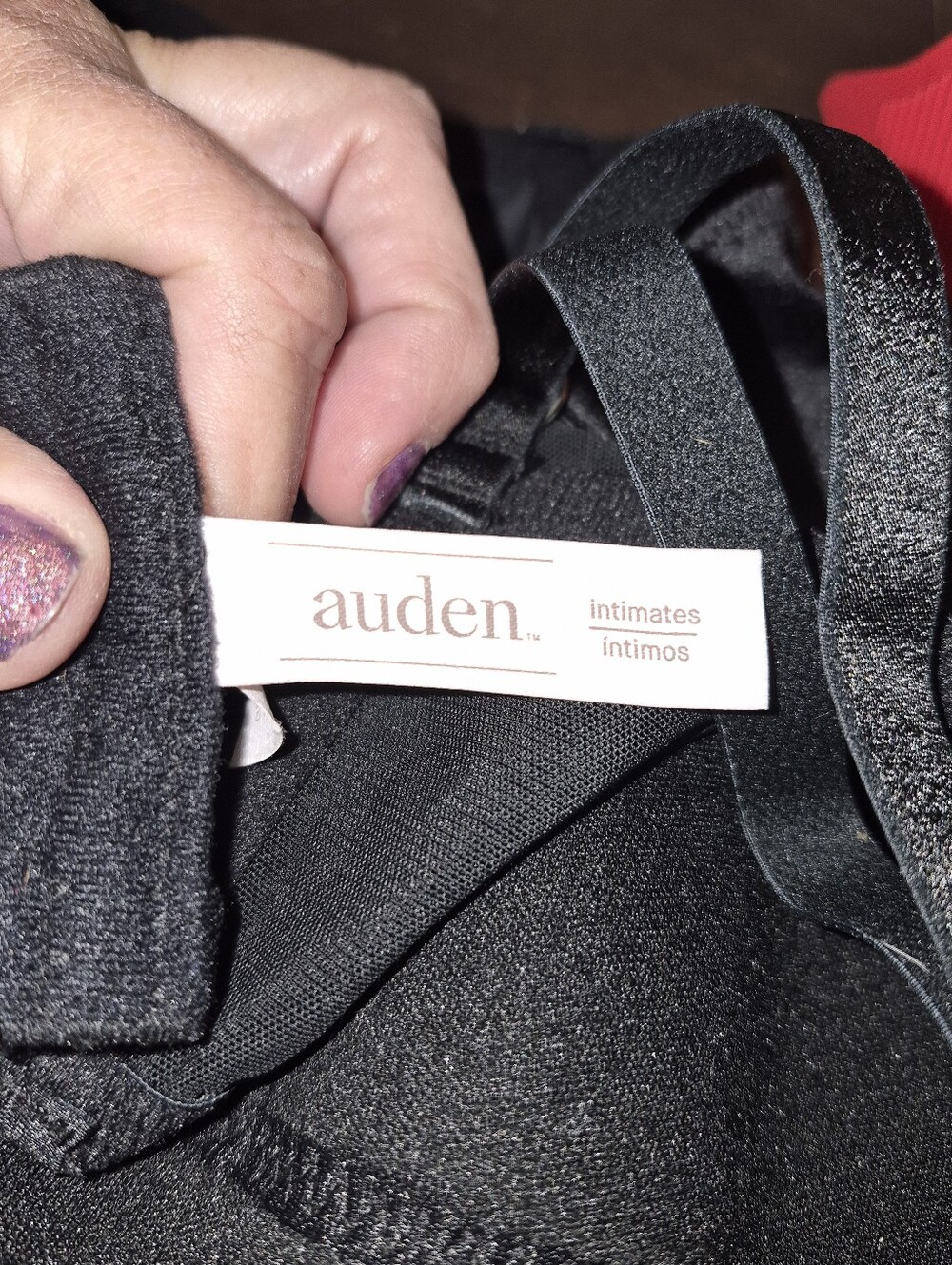 Auden Black Satin Longline Bustier Size XL - Picture 2 of 6
